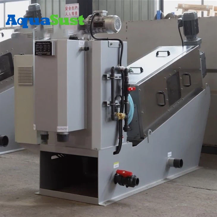 screw press sludge dewatering machine 202