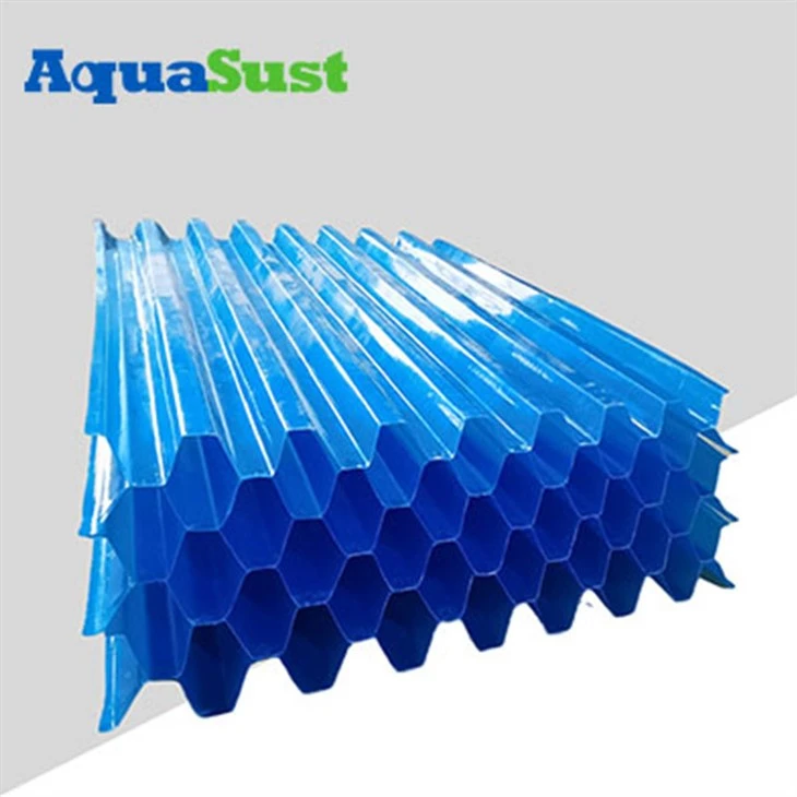 PP PVC 1M * 1M Honeycomb Tube Settler Packing Għall-Purify tal-Ilma Ħarifa